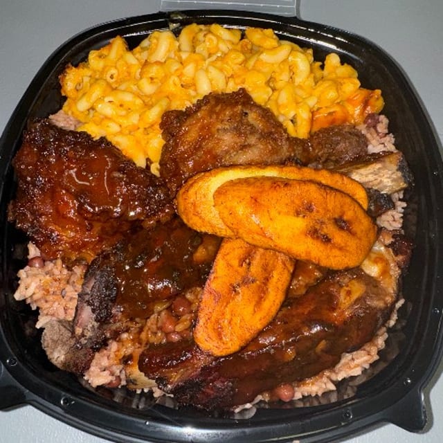 Jerk Ribs Combination Meal.