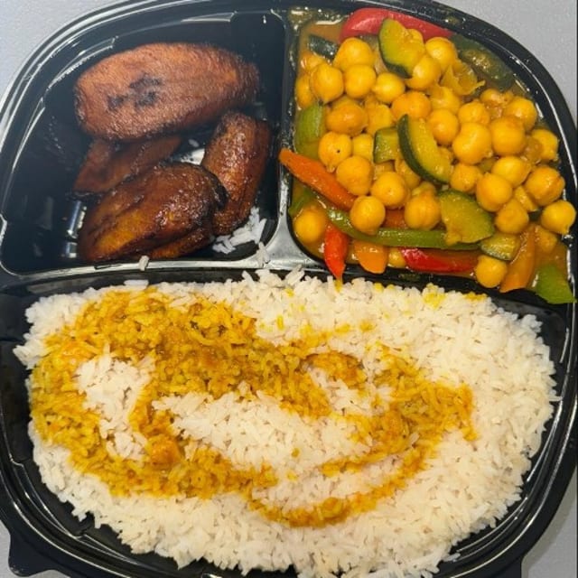Coconut Curry Chickpeas Meal.