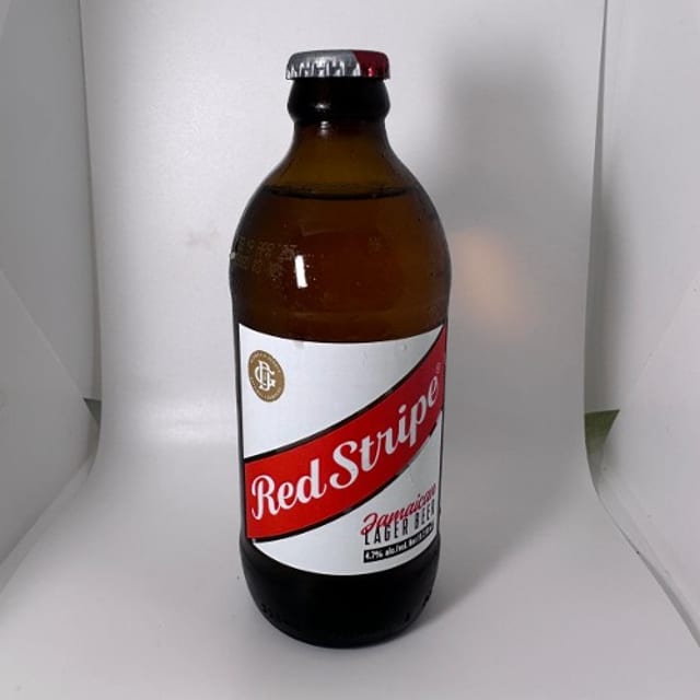 Red Stripe.