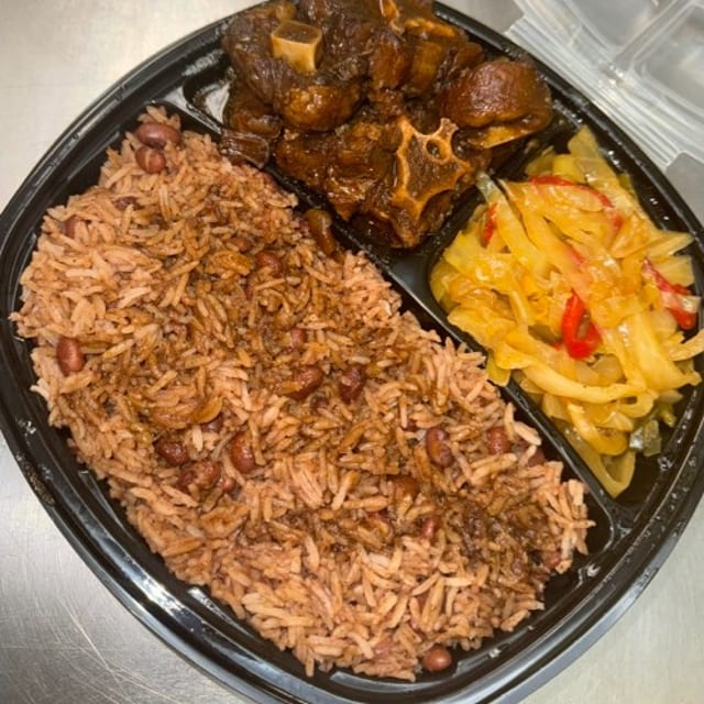 Jerk Oxtail Meal.