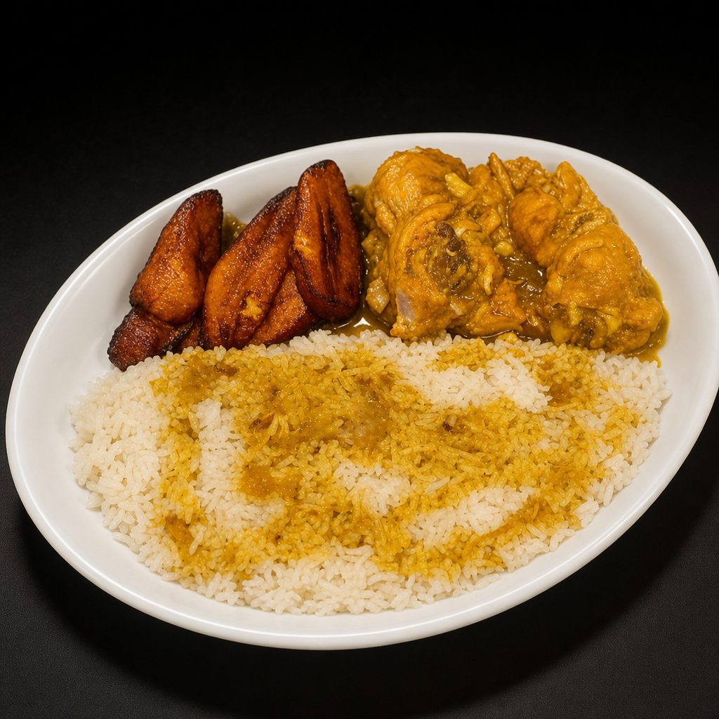 Curry Chicken Meal.