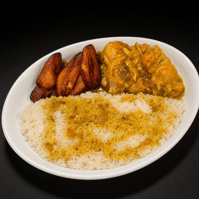 Curry Chicken Meal.