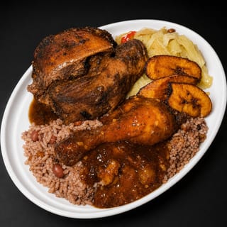 Jerk Chicken Combination Meal