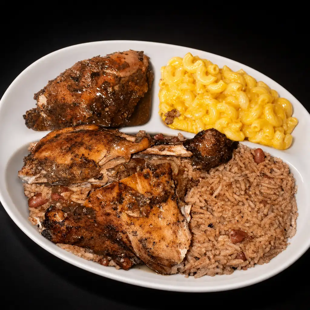 Jerk Chicken Meal.