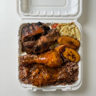 Jerk Chicken Combination Meal