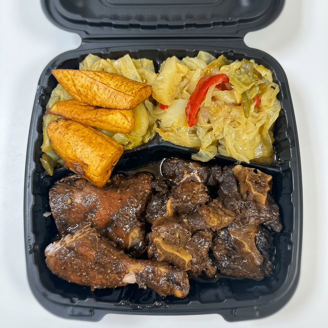 Braised Oxtail Combination Meal.