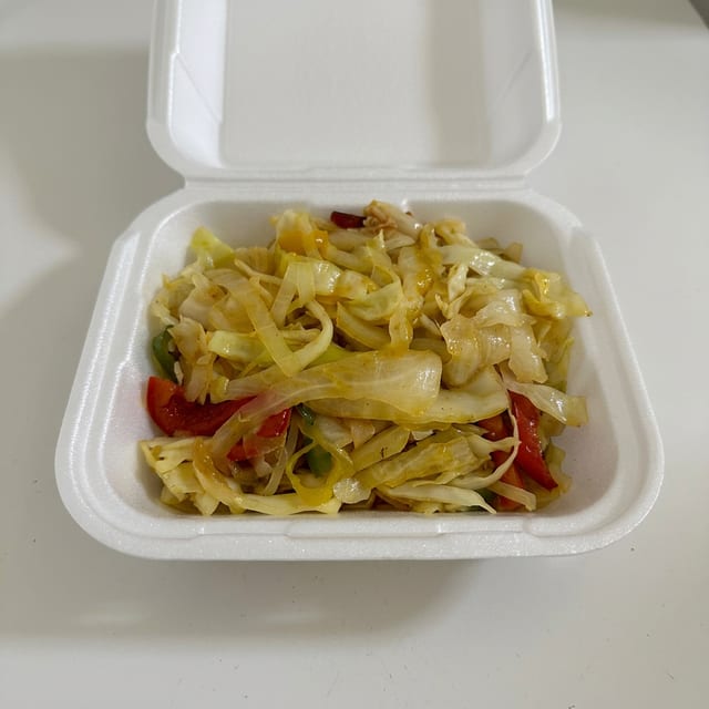 Steamed Cabbage.